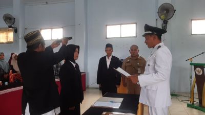 Pelantikan Kepala Dusun II Desa Mangli
